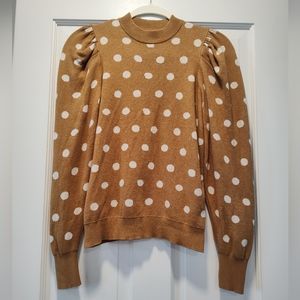 Who What Wear Polka Dot Sweater